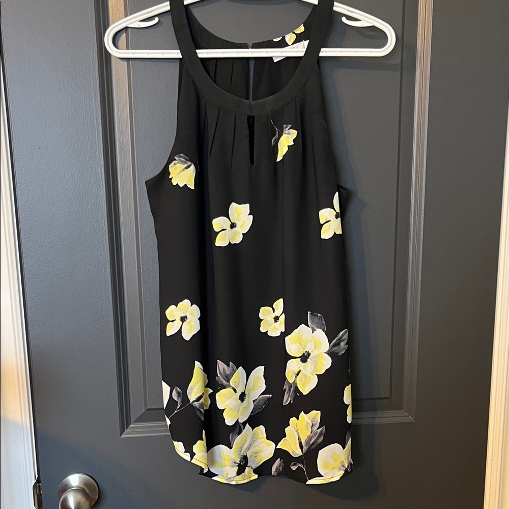 Ricki's Black and Yellow Floral Blouse